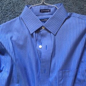 Blue Dress Shirt Croft & Barrow Size 15 1/2 32/33